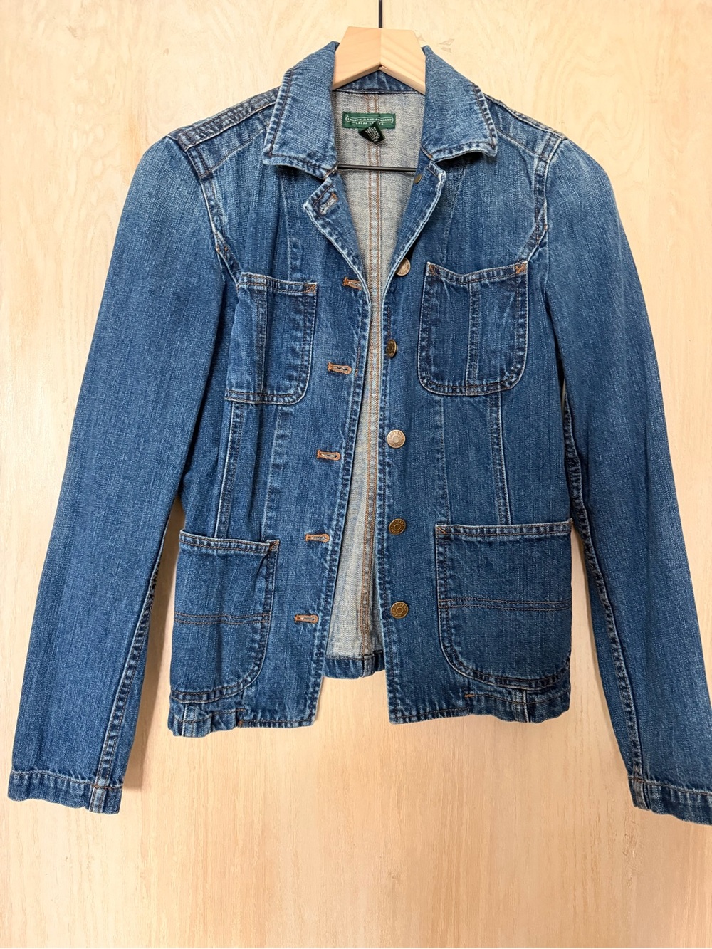 Ralph Lauren Blue Denim Utility Jacket